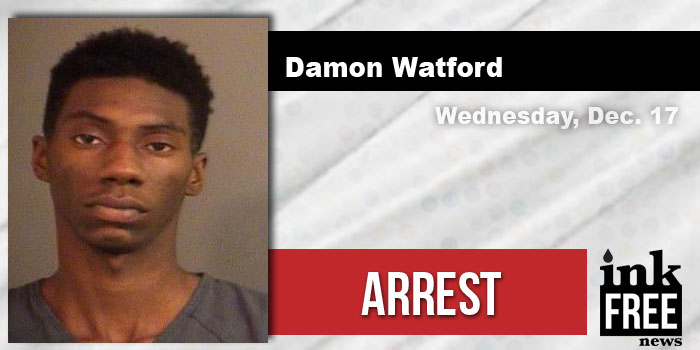 Damon Watford Robbery Arrest