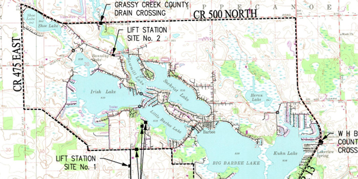 lakeland Regional Sewer district map