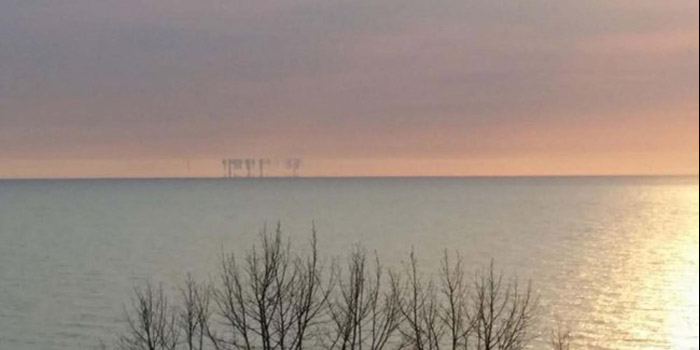 Lake Michigan mirage