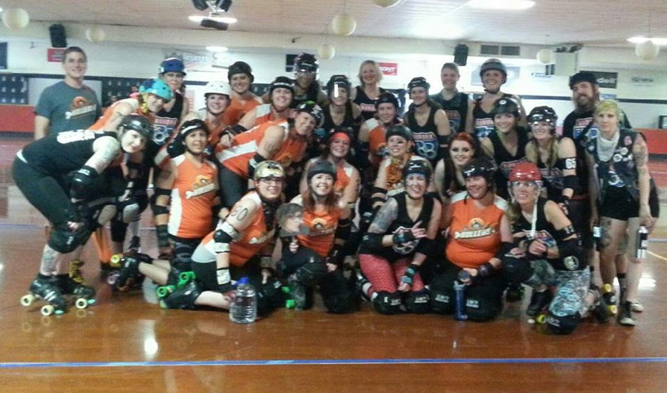 The Bone City Rollers visited the Aurora 88s Saturday and left Illinois with a 167-70 victory. (Photo provided by Kassy Klinefelter)