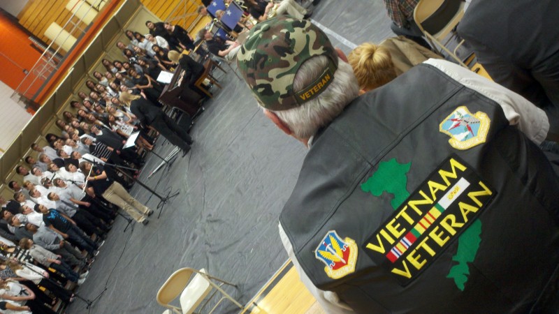 Vietnam Veteran, Veterans Day, Lakeview Middle School, Edgewood Middle School