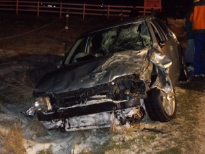 car crash into buggy