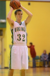 Senior guard Nick Kinding scored a team-high 12 points Friday night in Valley's 57-40 win over Fairfield.