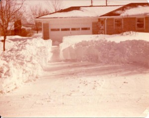 Cindy Nash provided this photo of her family's driveway in Chesterfield, Ind.