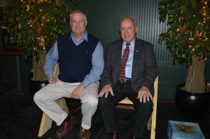 Sam St. Clair, left, and Sherm Bryant, right, were presented the SWCD’s Distinguished Service Award. St. Clair has spent the last 36 years with the Natural Resources Conservation Service, 27 of those years in the Warsaw field office as the District Conservationist. Bryant, who is a member of the district’s board, is retiring after 19 years. (Photo by Deb Patterson)