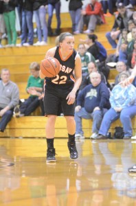 Guard Eryn Leek runs the show for No. 8 Warsaw Saturday night in the sectional final.