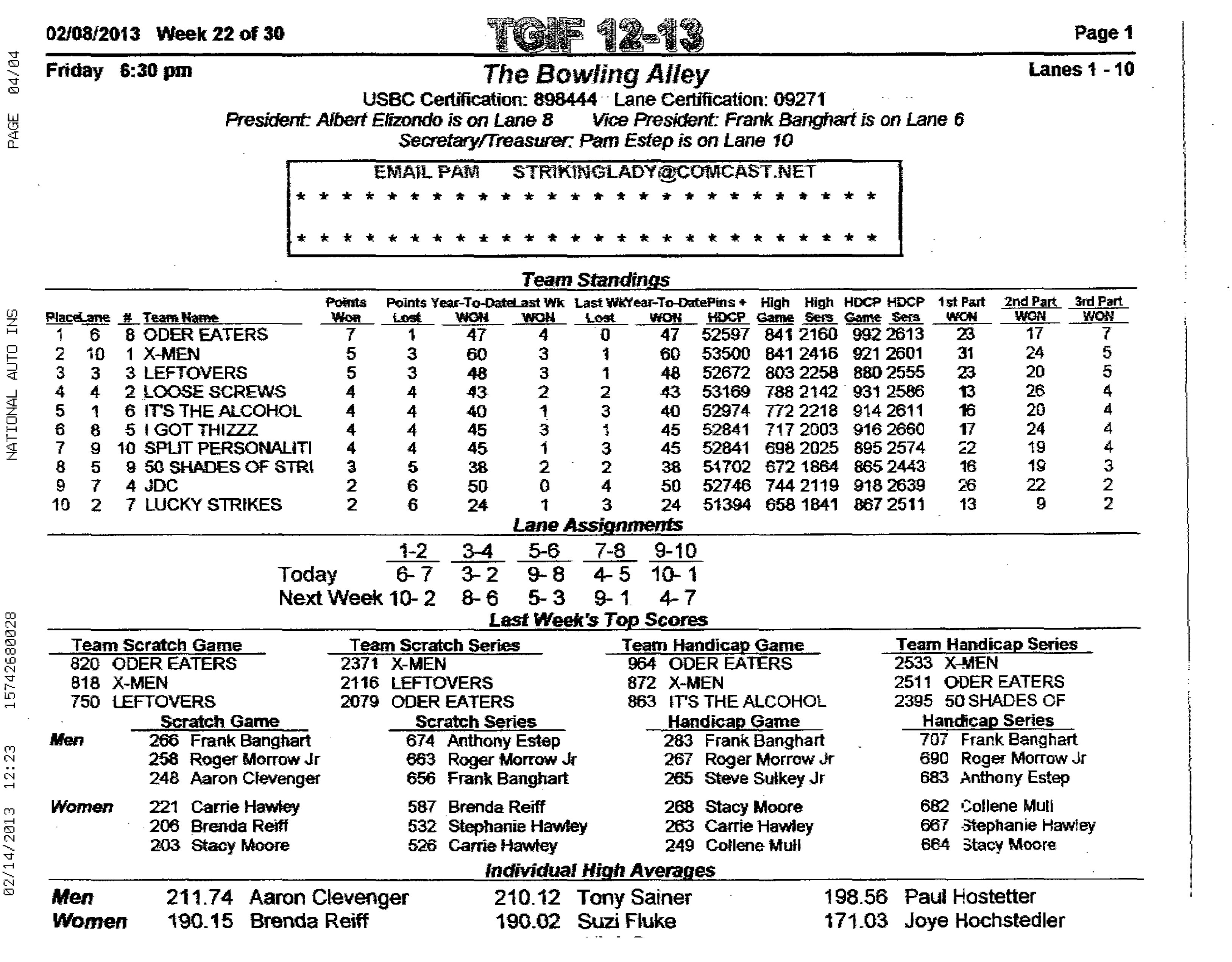 The Bowling Alley Page 1