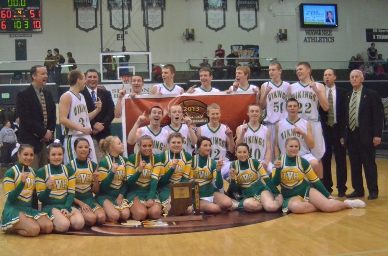 Tippecanoe Valley won the Class 3-A Wawasee Sectional title Saturday night with a 60-51 win over NorthWood. The Vikings advance to the Blackford Regional next Saturday to face Norwell.