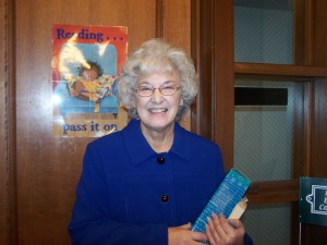 Anna Troup is the latest winner of the Milford Public Library's Adult Reading Program, Groundbreaking Reads. There is still time to win some prizes. The program ends March 30. 