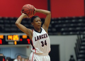 Grace College senior Jayla Starks gets a final chance to play on the home hardwood this week in the NCCAA National Championships at Grace (Photo provided by Grace College Sports Information Department)