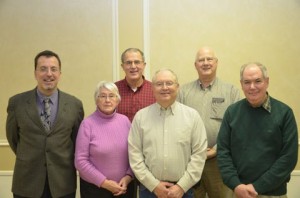 Kiwanis Rose Committee members pictured (left to right) front: Mike Rees, Doris Slaymaker, Tom Flora, and GregWeimer; back: Larry Peppel and Rick Helm. (photo provided)