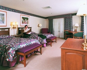 The color scheme of the Oakwood Inn in its prior days were much more bold than they are today. Today's Oakwood Inn will offer its guests brighter rooms to accommodate the lake lifestyle. (Photo provided)
