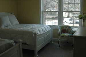 The guest rooms at Oakwood Inn, Syracuse, have been refreshed to give more of a "lake resort" feel.
