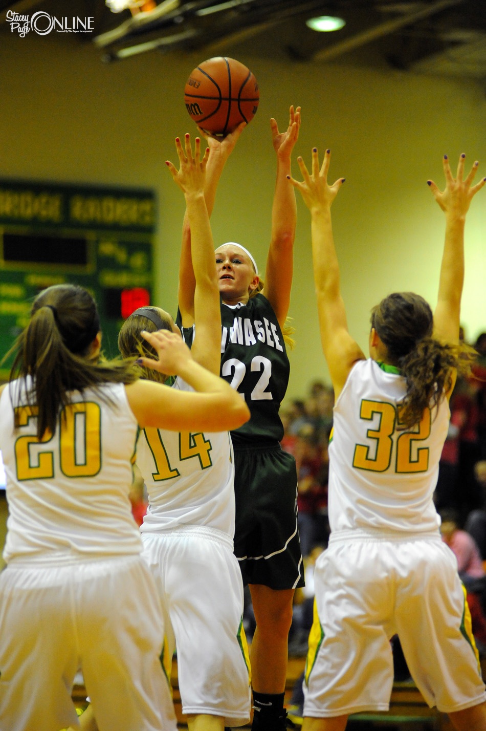 Wawasee standout KiLee Knafel is one of five area players scheduled to play Monday night in the McDonald's Michiana All-Star game at Bethel College (Photo by Mike Deak)