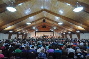 The MasterWorks Festival Orchestra in Rodeheavor Auditorium, June 15, 2012.