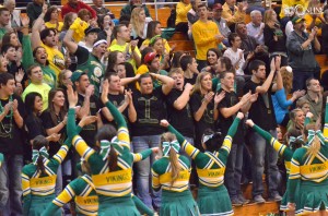 Tippecanoe Valley fans show their true colors.
