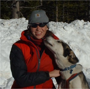 Iditarod Sled Dog Race musher Karen Land will be the guest speaker at the National Library Celebration on Thursday, April 18, at 6:30 p.m. in North Webster Public Library.  She will share her experiences running the grueling 1,150-mile Alaskan Iditarod Sled Dog Race. Her sled dog, Borage, will also make a special appearance. (Photo provided)
