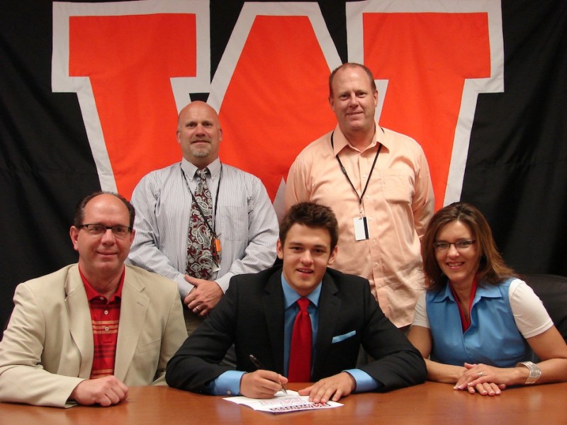 Warsaw's Justin Miller is headed to play football at Malone University (Photo provided)
