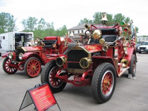 The Warsaw-Wayne Fire Territory provided contestants a glimpse of the "World's Oldest Fire Trucks".  (photo provided by Kevin Denlinger)