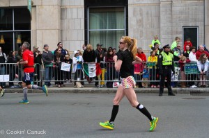 A photo taken by BeMent's friend just before the finish line.  (photo provided)