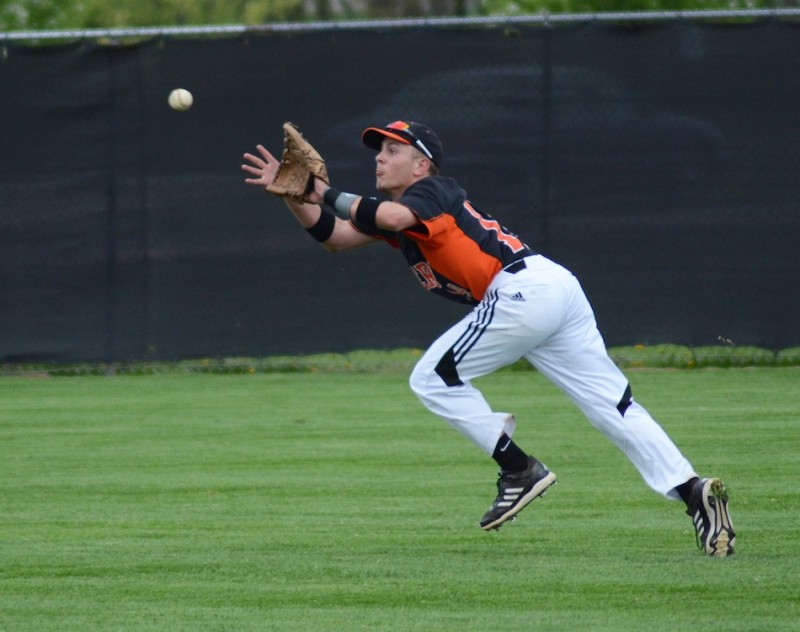 Tyler LaFollette helped Warsaw win with his glove, as well as his bat, Monday night.