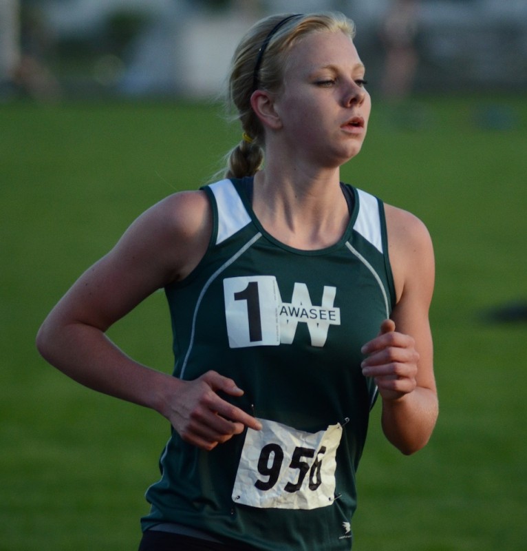 Sophomore Courtney Linnemeier placed fifth in the 3,200 for Wawasee in sectional action Tuesday night.