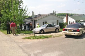 Jonathen Lovelace, 20, of Warsaw, was found hiding in this Pierceton residence following an armed robbery at a liquor store. (Photo by Kosciusko County Sheriff's Department)