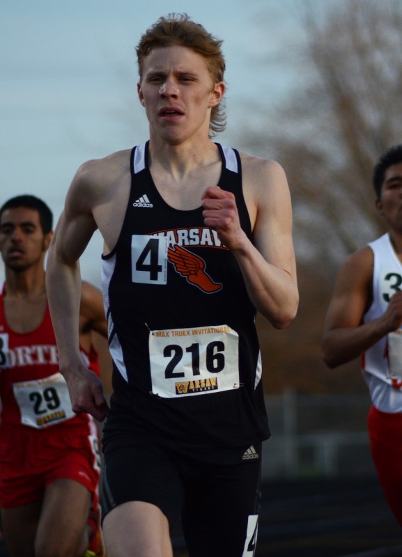 Warsaw senior distance star Jake Poyner will be one to watch tonight at the NLC Meet at Warsaw (File photo by Jim Harris)