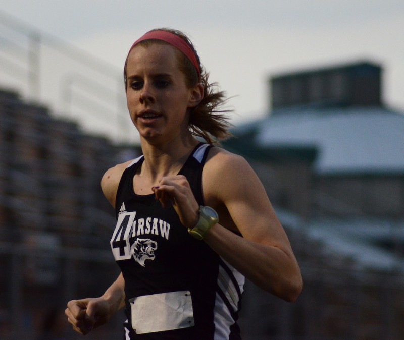 Sarah Ray has had an outstanding season in the distance events for Warsaw (File photo by Jim Harris)