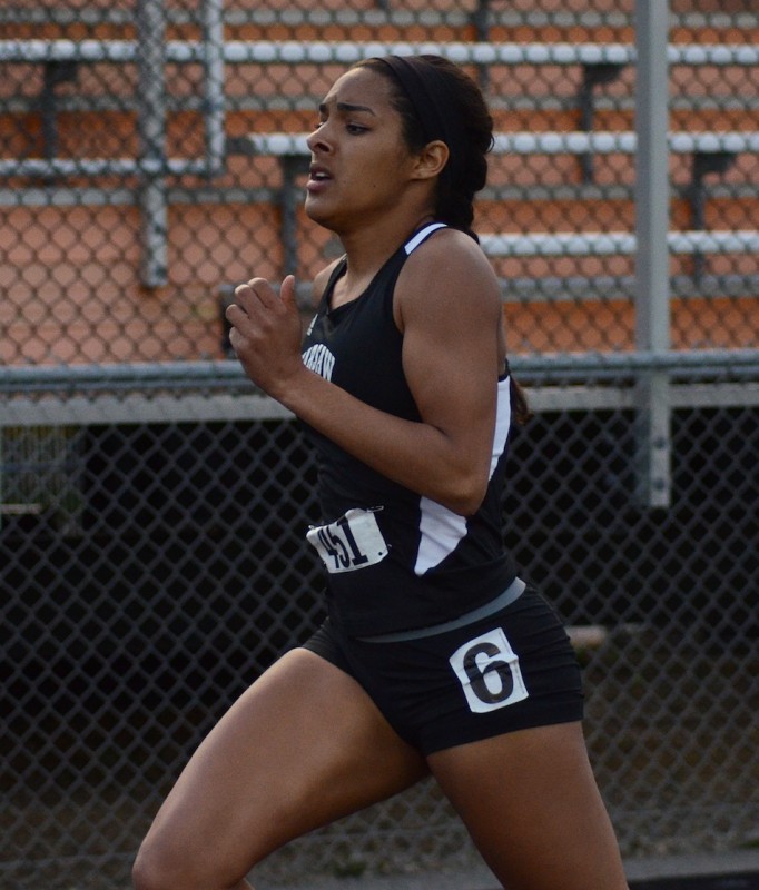 Tennie Worrell, shown winning the 400 at the recent NLC Meet, will be one to watch for the host Tigers in sectional action.