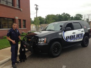 Warsaw Patrol Officer Phil Reed and his new K-9 partner, Dax, are now patrolling the streets of Warsaw. (Photo provided)