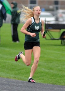 Wawasee's Courtney Linnemeier was a title in the 1600-meter run at Saturday's Goshen Relays.