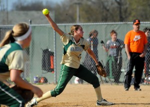 Wawasee pitcher Kylie Norris allowed four runs and X hits while striking out X Warsaw batters.