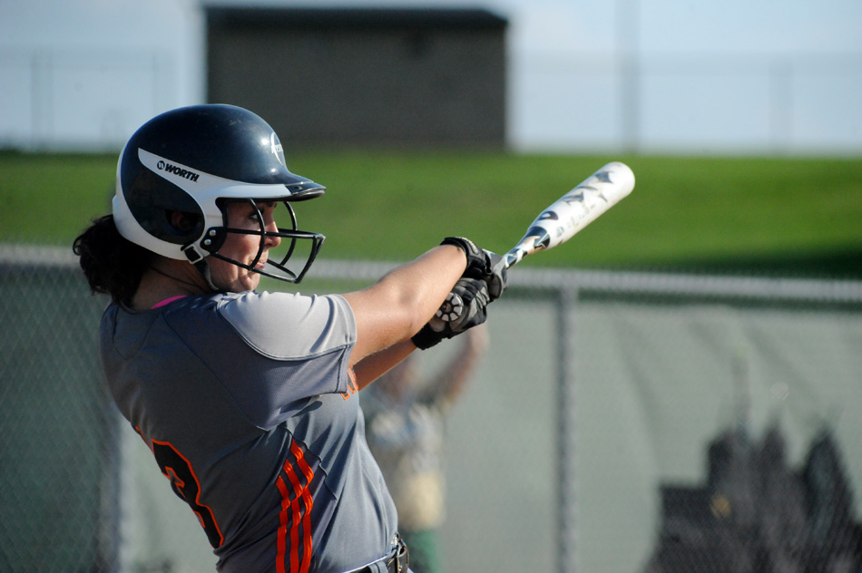 Warsaw's Kaleigh Speicher had a pair of hits and worked all seven innings in the circle as Warsaw beat Wawasee, 4-3, Wednesday in Syracuse. (Photos by Mike Deak)