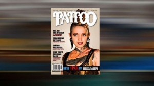 Sharpe shared this photo via Facebook of her upcoming cover spot with Tattoo magazine.  