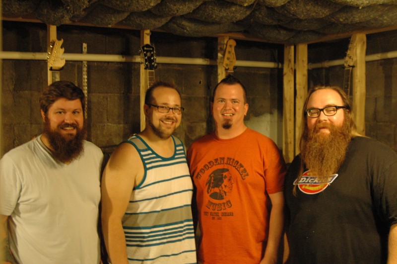 From left are Josh Jacoby, Joel Squires, Tom Wagoner and Dave McCall