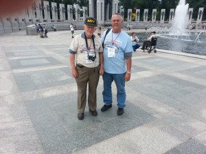 WWII veteran Al Koontz and Guardian Jeff Spickelmier. (Photo provided)