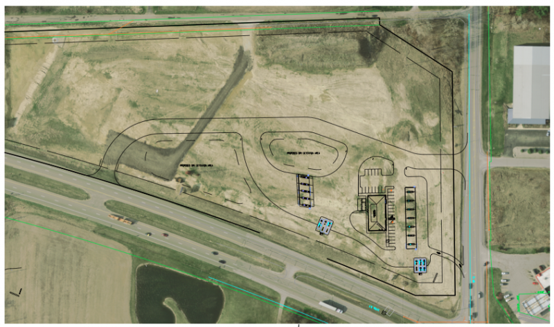 A site plan for a proposed Speedway gas station and truck stop in Pierceton was  introduced to the Kosciusko County Board of Zoning Appeals Tuesday.