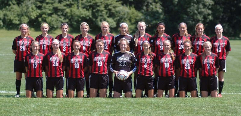 The Grace College women's soccer team has high goals this fall coming off the program's best season ever a year ago (Photo provided by Grace College Sports Information Department) 