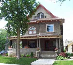 This home is one of seven homes featured on the Winona Lake House Tour on Aug. 10. Pictured is a home owned by Scott and Nicole Shipley.