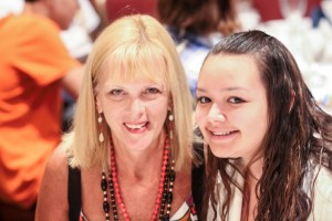 Sherri Milton of Kosciusko County, left, was named the region's Big Sister of the Year during a recent awards event. She is pictured with her "little" sister, Sarah. (Photo provided)