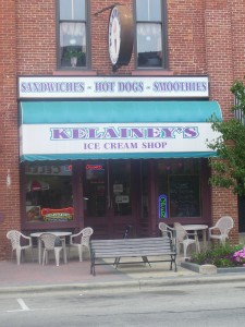 The downtown location of Kelainey's ice cream shop in Warsaw is for sale. Owners  Thompson plan to sell the shop. 