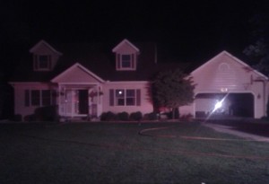 A fire at the home of Jeff and Peggy Guyas, Syracuse, is currently under investigation. (Photo by Deb Patterson)