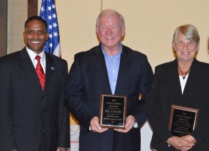 State Auditor Dwayne Snipes was the keynote speaker at the Republican Hall of Fame Dinner with Bob Sanders and Judy Snipes being named Man and Wman of the Year. (Photo by Deb Patterson)