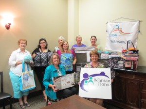 Altrusa International of Warsaw and the Beaman Home will team up for the fourth annual bingo event to benefit the Beaman Home’s programs and services. In front, from left, are Vicki Martin and Sue Creighton. Pictured in back are Jeanine Knowles, Anna Lackey, Sharon Sanders, Christie Beldon, Jan Sloan and Tracie Hodson. (Photo provided)