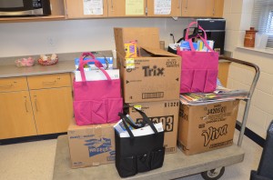 In addition to gift cards, Walmart also supplied schools supplies for teacher's to utilize. 
