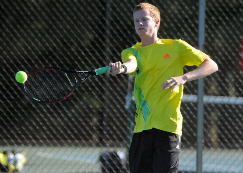 Caleb Ray has returned to the doubles lineup to give Warsaw a big boost heading into sectional play Wednesday (File photo by Mike Deak)