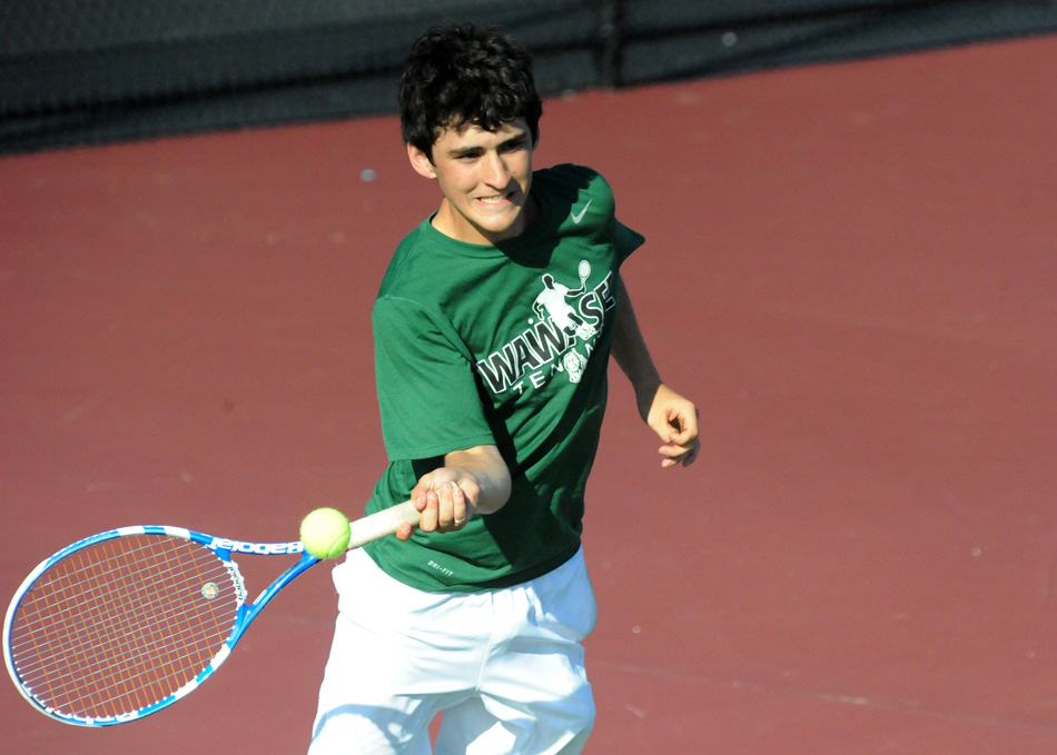 Wawasee senior Dylan Houser will compete at No. 1 doubles in the league tourney.