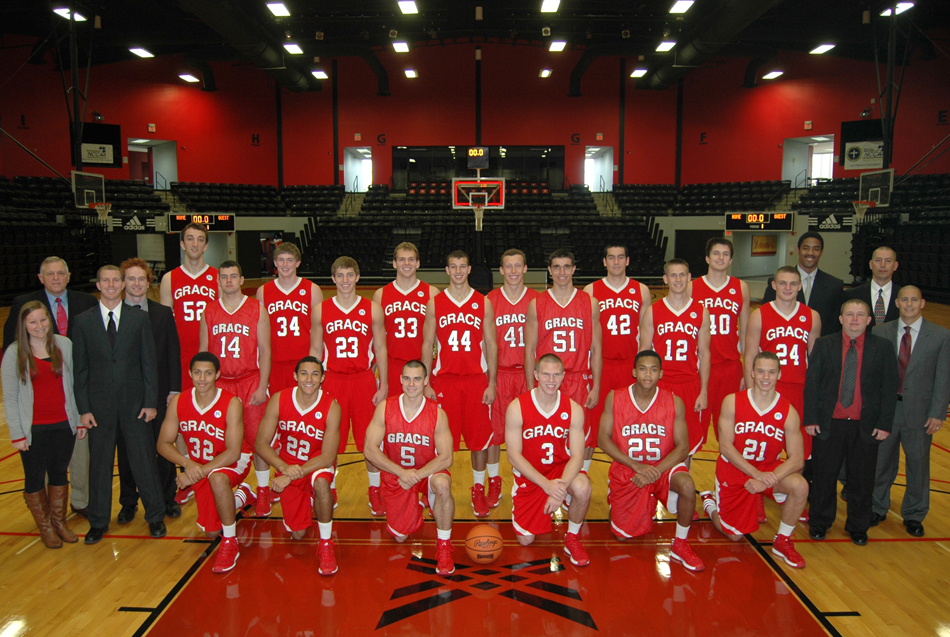 The Grace College men's basketball team are looking for big things in the 2013-14 season. (Photo provided by Grace College Sports Information)