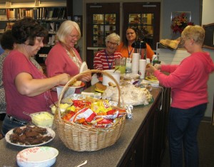 The Friends of the Library enjoyed a special carry-in luncheon following last week’s monthly meeting. This volunteer organization supports the work of the Library through fundraising, program assistance, and other support activities. Pictured (from left) are: Library FOL Liaison Beth Smith, Suzanne Robinson, Eve Payne, LaDonna Ogburn, and Faye Myers. (Photo provided) 